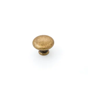 Castella HERITAGE Shaker 35mm Plain Knob Antique Brass