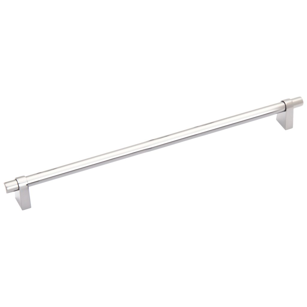 MOMO LORETO BAR PULL 224MM POLISHED NICKEL - Avoca Architechtural