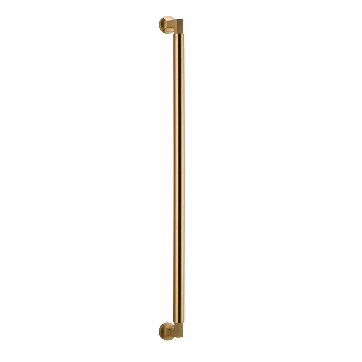 Iver Pull Handle Berlin Brushed Brass H485xW22xP63mm BP35mm CTC450mm