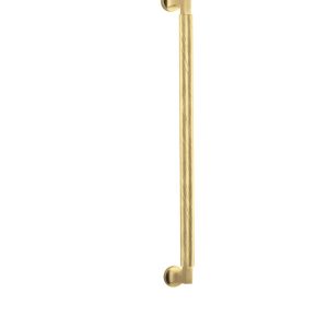 Iver Pull Handle Brunswick Knurled Brushed Gold PVD L458xW22xP63mm BP35mm CTC450mm