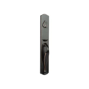 N2LOK Etna Entry Handle with Wave lever, Single Cylinder in Venetian Bronze Finish