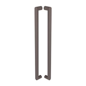 Zanda Duke Pull Handle, 600mm Crs - Back to Back Graphite Nickel
