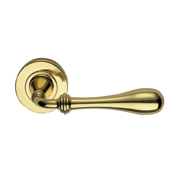 PARISI ROMA Lever on Rose Polished Brass