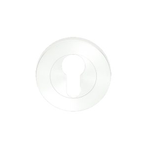 Zanda White Euro Escutcheon (Pair) White