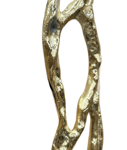 UPTOWN PULL HANDLE Blossom Entrance (SINGLE) L480mm X W65mm in Gold