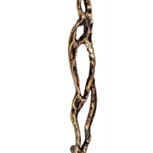 UPTOWN PULL HANDLE Blossom Entrance (SINGLE) L480mm X W65mm in Rose Gold