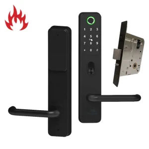 LOCKTON 'E-Series' CADELL52™ Commercial & Domestic Electronic Lever Lock KIT *BLACK* - Incl. 60mm Mortice Lock (Art. SG-ML60)