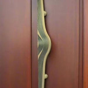 UPTOWN Charles 36" Entrance (SINGLE) Pull Handle L900mm X W75mm inAntique Brass Matt