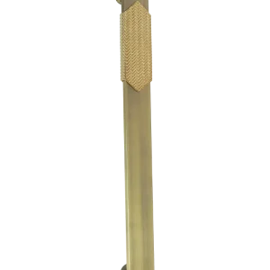 UPTOWN PULL HANDLE Flex Entrance (SINGLE) L605mm X W40mm in Antique Brass and Gold