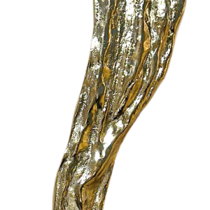 UPTOWN PULL HANDLE Roberto Entrance (SINGLE)  L500mm X W80mm in Gold Glossy