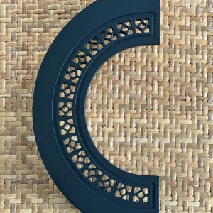 UPTOWN PULL HANDLE Oro Entrance (SINGLE)  L200mm X W100mm in Black Matt