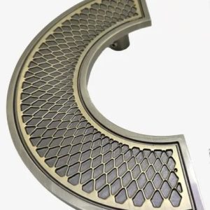 UPTOWN PULL HANDLE Olive Entrance (SINGLE)  L300mm X W150mm in Antique Brass Dual
