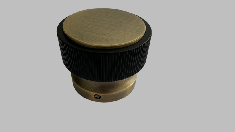 Quell Knob 60mm Antique Brass