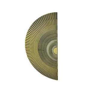 UPTOWN PULL HANDLE Sunflower Entrance (SINGLE)  L300mm X W150mm in Antique Brass Matt