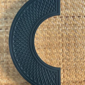 UPTOWN PULL HANDLE Olive Entrance (SINGLE)  L300mm X W150mm in Black Matt